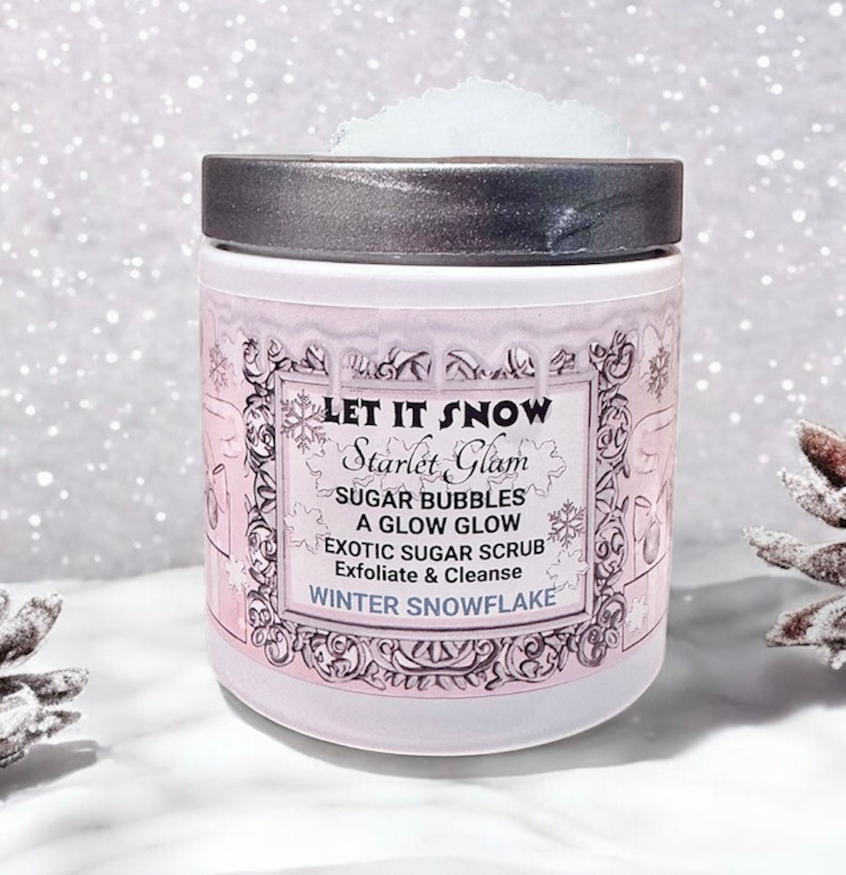 Winter Snowflake Sugar Scrub