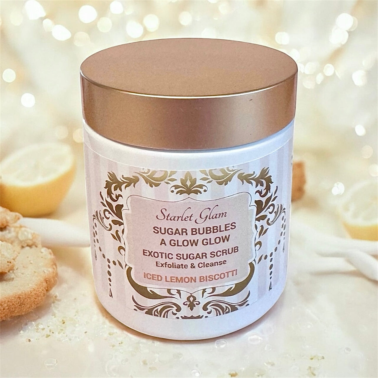 Iced Lemon Biscotti Sugar Scrub